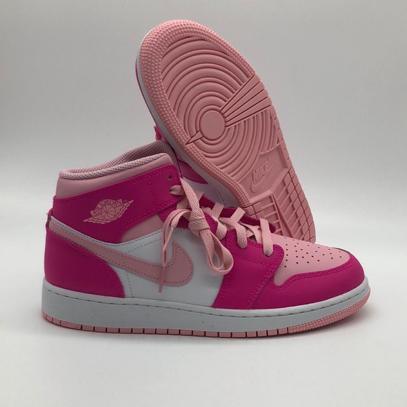 Nike Other - Air Jordan 1 Mid Fierce Pink FD8780-116 (GS) NWOB